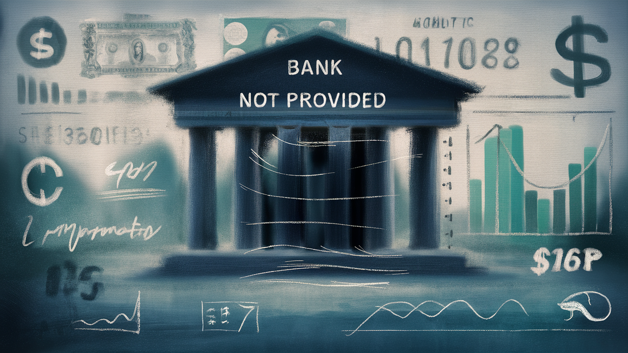 Que signifie la mention « not provided » sur un relevé de compte bancaire ?