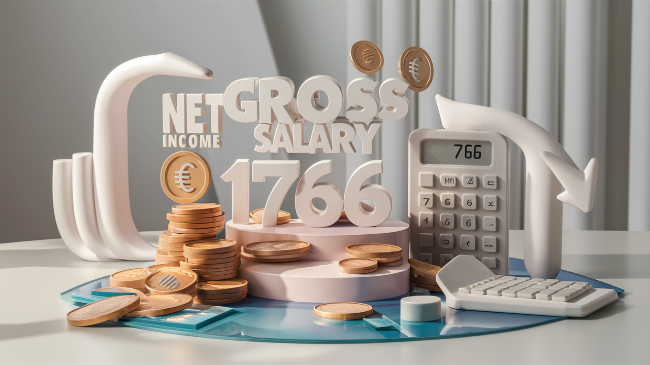 Quelle est la conversion en net d’un salaire brut de 1 766 € ?