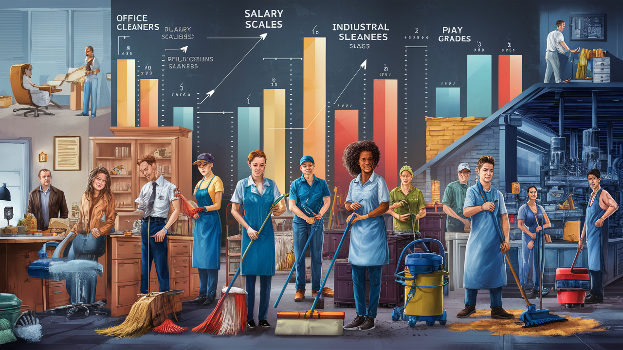 Quelle est la grille salariale dans le secteur du nettoyage ?