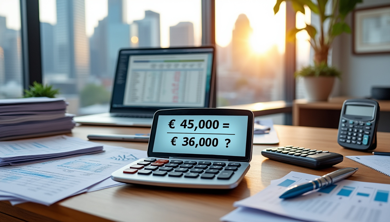 ​Comment calculer le salaire net à partir d&rsquo;un brut annuel de 45 000 € ?