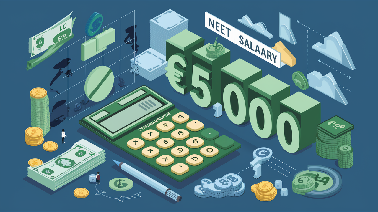 ​Comment calculer le salaire net à partir d&rsquo;un brut annuel de 55 000 € ?​
