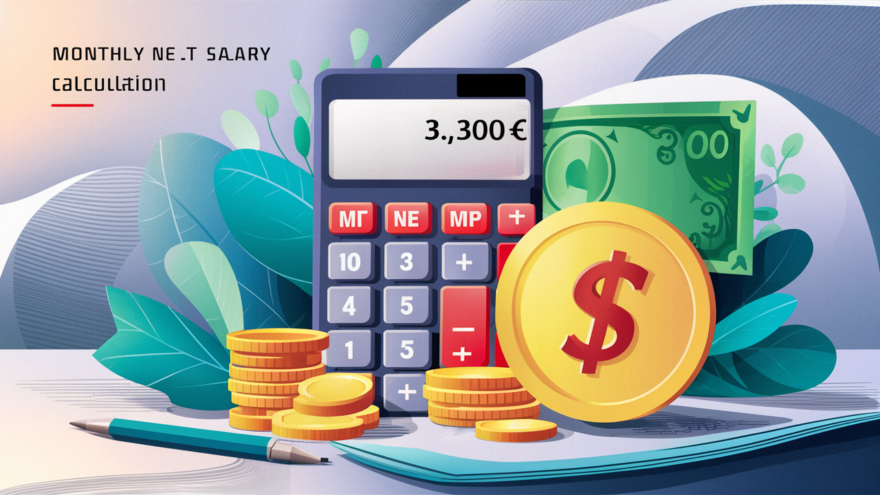 ​Quel est le salaire net mensuel pour un brut de 3 300 € ?​