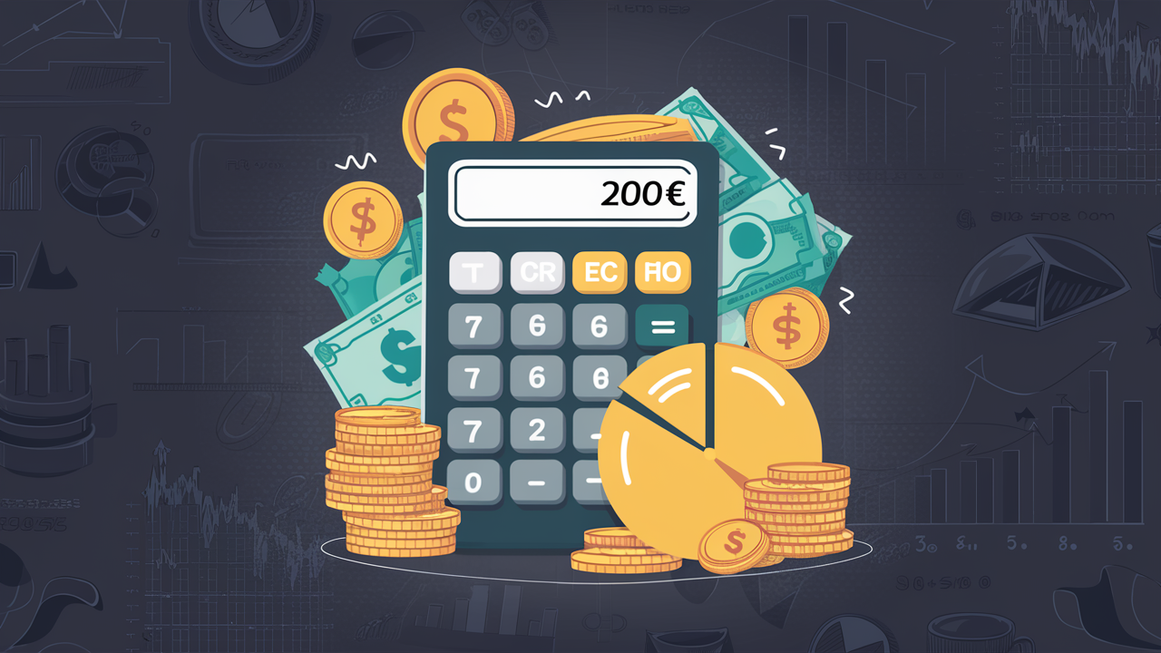 ​Quel est le salaire net pour un brut mensuel de 200 € ?​