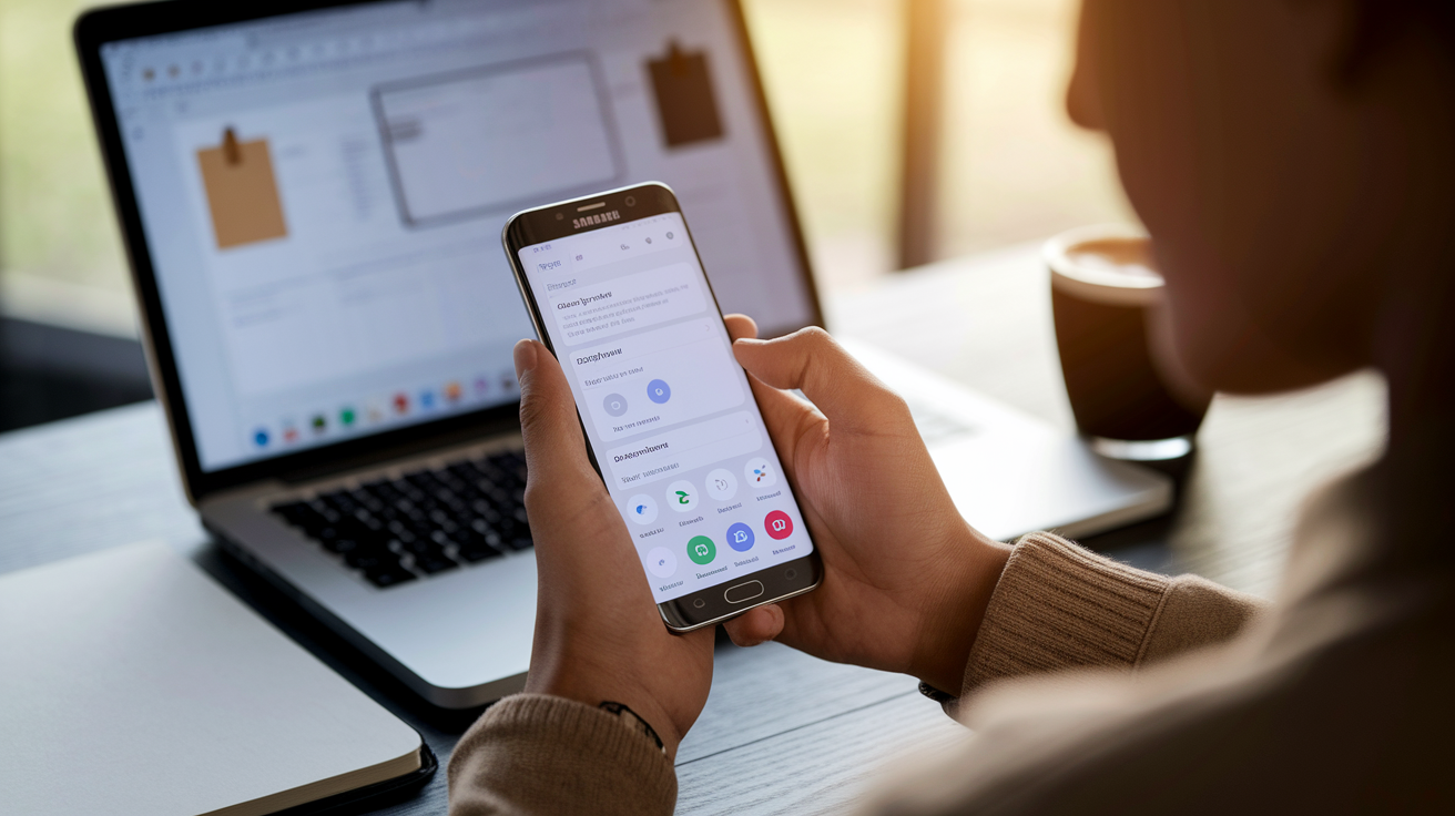 Comment retrouver un document copié dans le presse-papiers Samsung ?