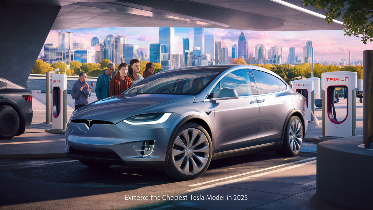Quel est le prix de la Tesla la moins chère en 2025 ?