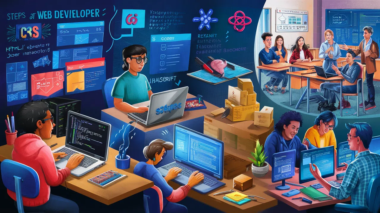 découvrez les étapes essentielles pour devenir développeur web, de l'apprentissage des langages de programmation à la création de projets pratiques et au développement de compétences clés. suivez notre guide pour lancer votre carrière dans le monde numérique.