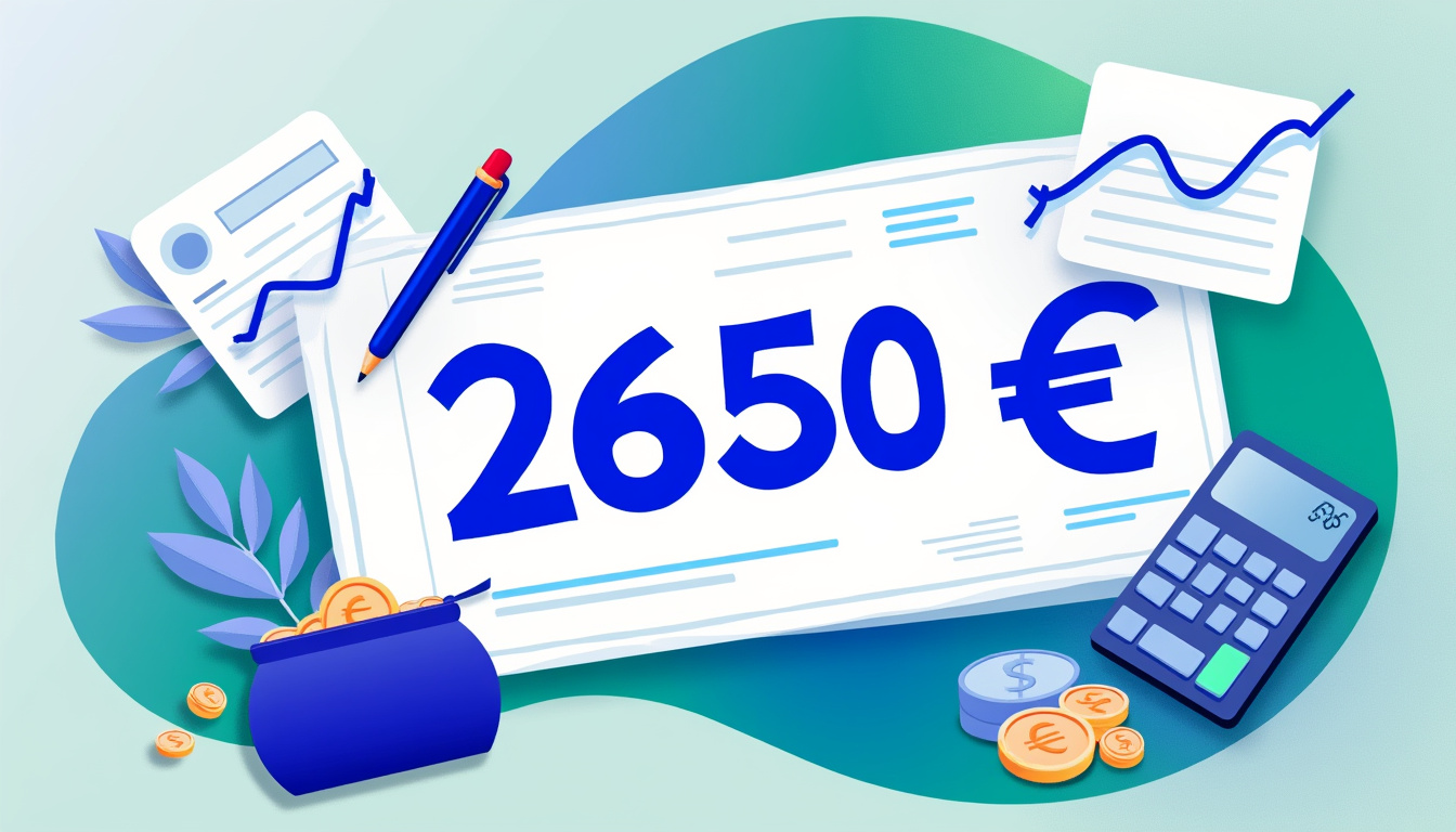 ​Quel est le salaire net mensuel correspondant à un brut de 2 650 € ?​