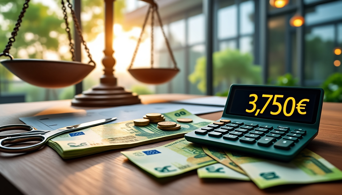 ​Quelle est la conversion en net d&rsquo;un salaire brut mensuel de 3 750 € ?​