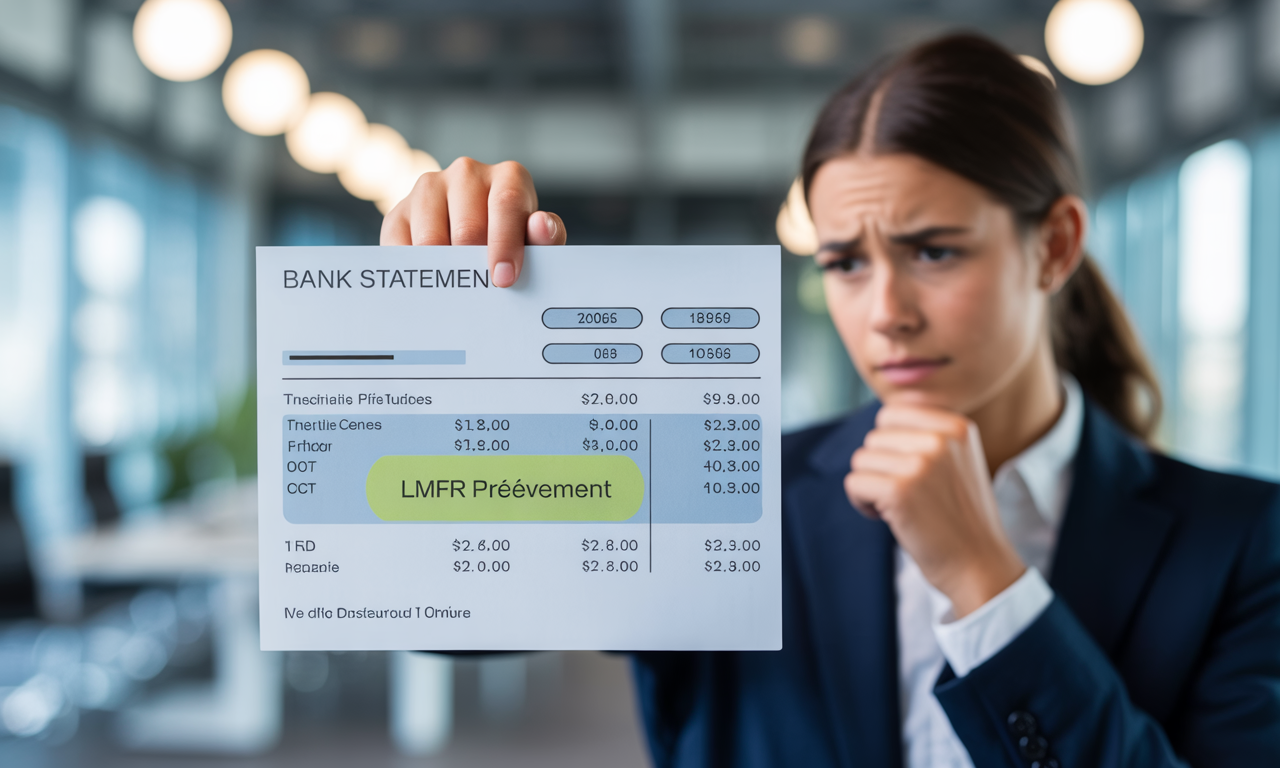 LMFR prélèvement : à quoi correspond ce débit sur mon relevé bancaire ?