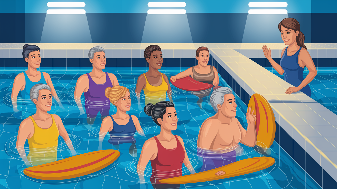 Quels sont les meilleurs cours de natation pour adultes débutants ?