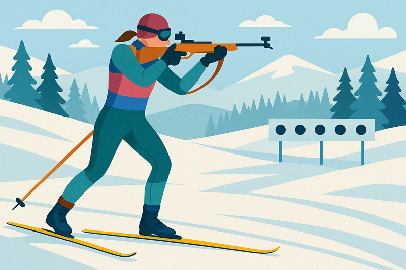 Impact de la vitesse du vent sur la réussite au tir en biathlon