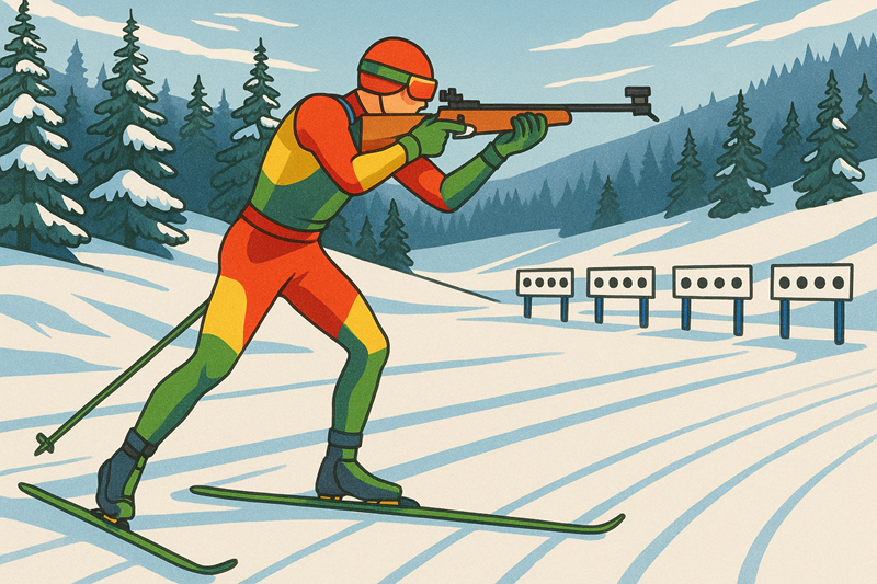 Les meilleures conditions de neige pour des tirs précis en biathlon