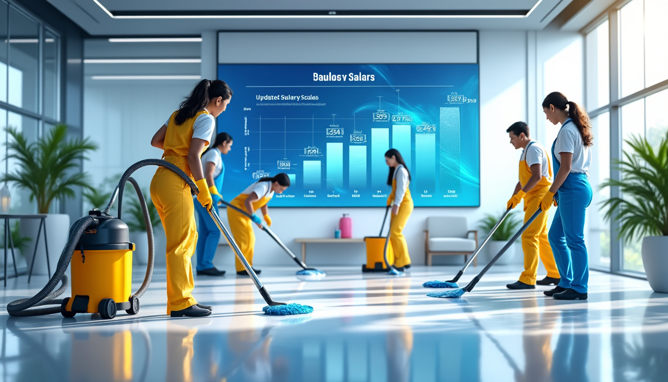 Grille salaire nettoyage 2024 : barèmes actualisés pour le secteur de la propreté